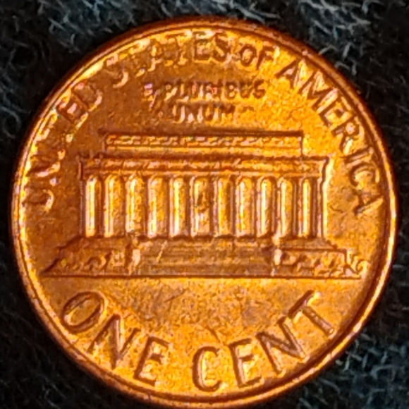 💥1980 D, DDO Lincoln Penny In BRILLIANT CONDITION 💯With EXCELLENT TONING💥 - Picture 4 of 8